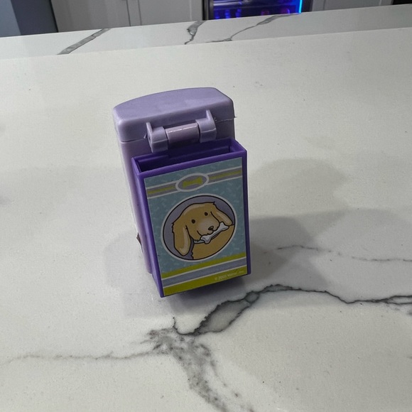 Vintage Hasbro Littlest Pet Shop LPS Purple Garbage Can Pail RARE Hard To Find - Picture 3 of 10